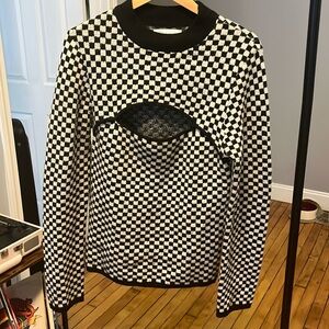 Oak & Fort checkered sweater